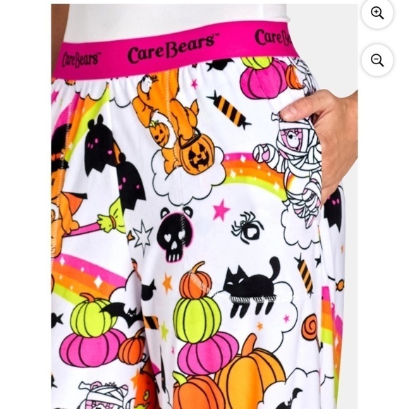 Care Bears Halloween Lounge Sleep Pants NEW Tik Tok Viral Blanket Print - Picture 3 of 7